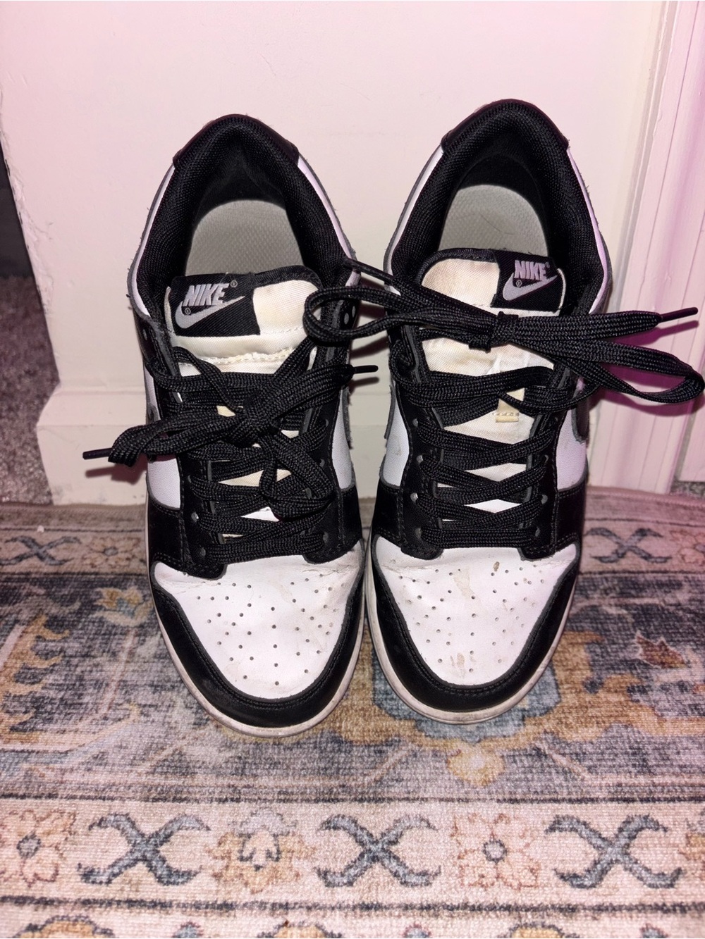 Nike Women’s Black and White Classic Sneakers